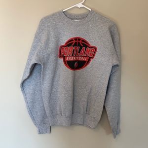 Portland Trailblazers Basketball Crewneck
